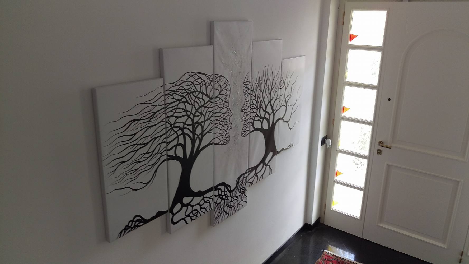 quadri moderni bianco e nero