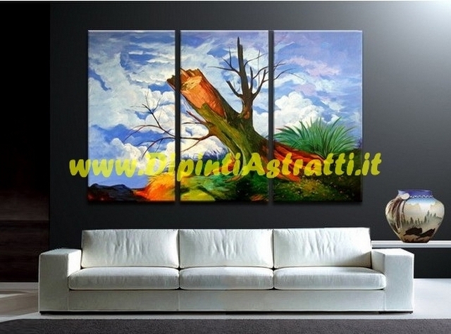QUADRO MODERNO ALBERO ASTRATTO DESIGN