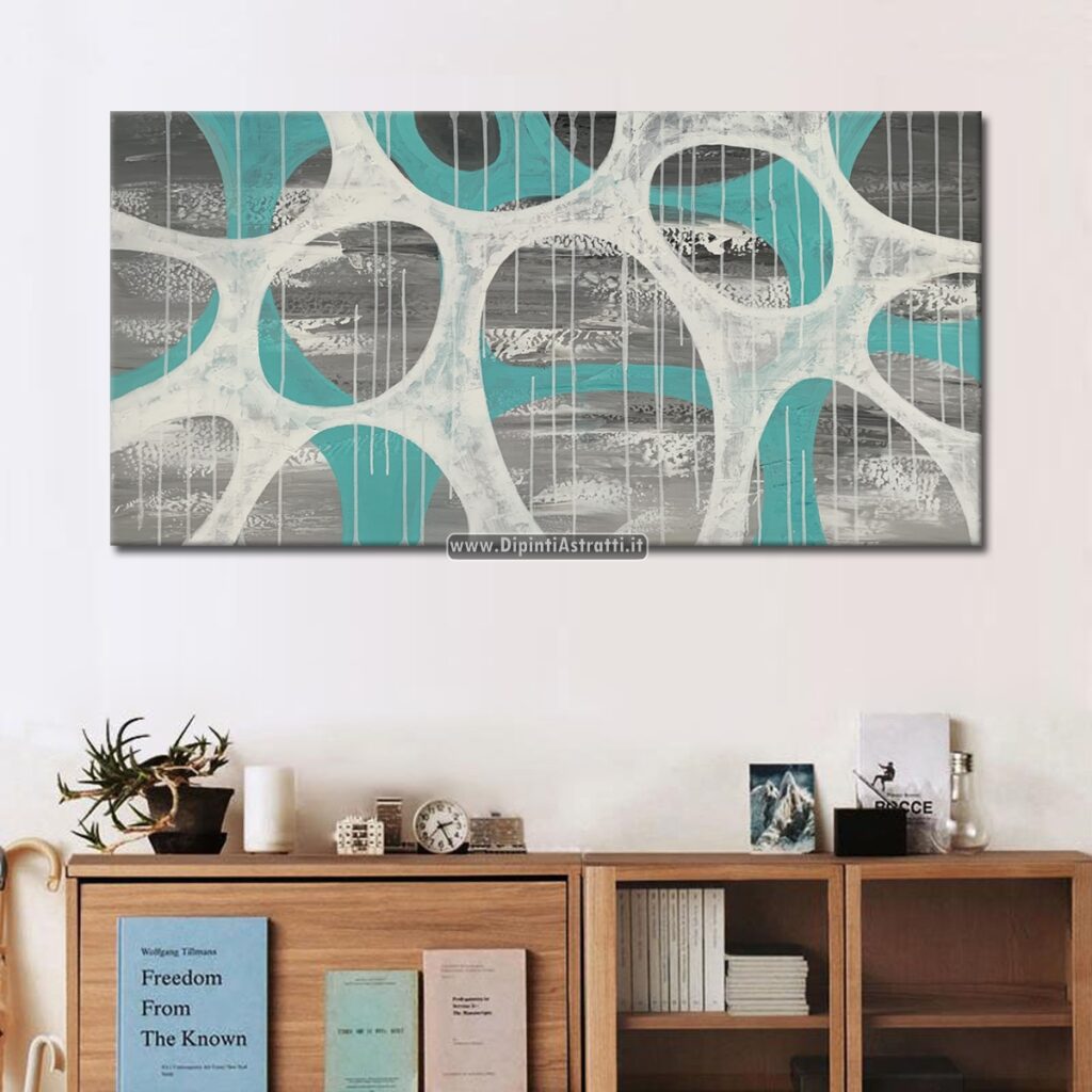 QUADRO MODERNO ASTRATTO CHIMICA