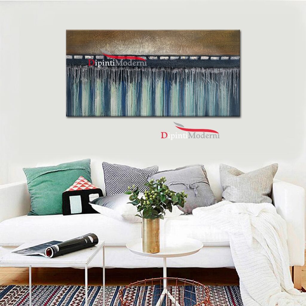 QUADRO MODERNO DECORATIVO PER DIVANO